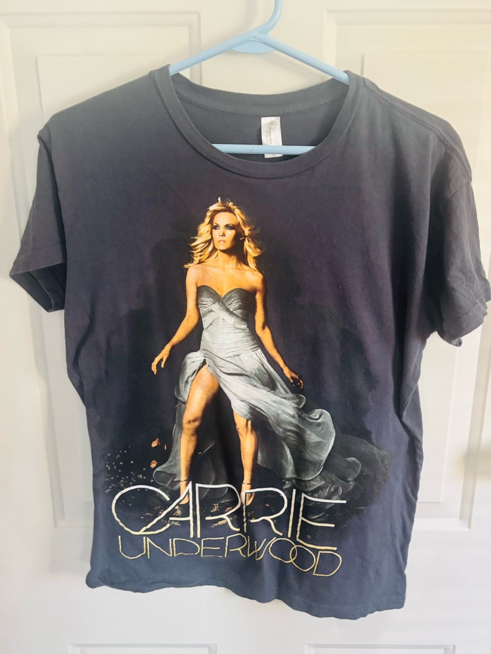 Graphic Tee - Black with Gold Print